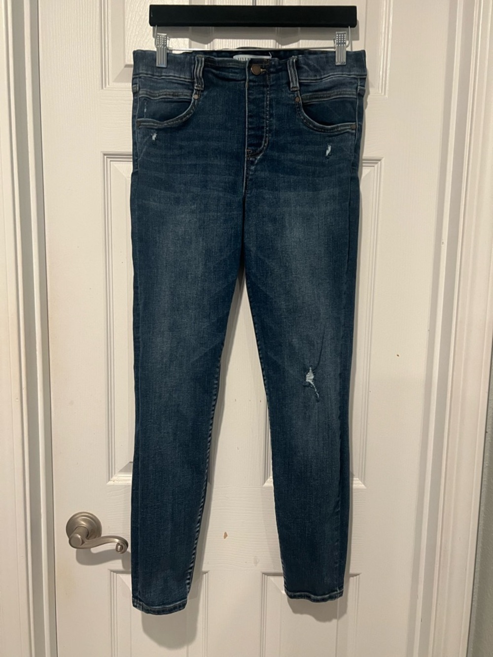 Liverpool Dark Blue High-Rise Skinny Jeans
